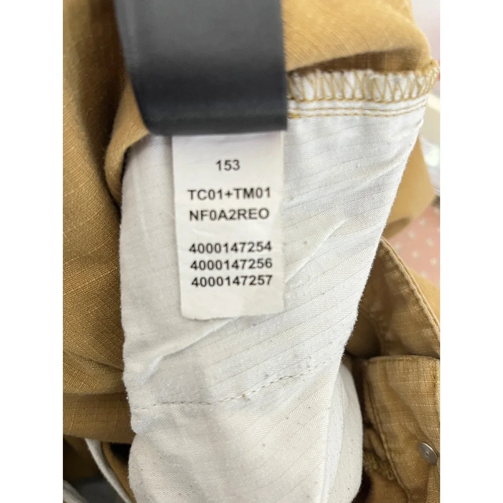 The North Face Motion Pants Mens 36 Tan Ripstop Straight Leg‎ NF0A2REO